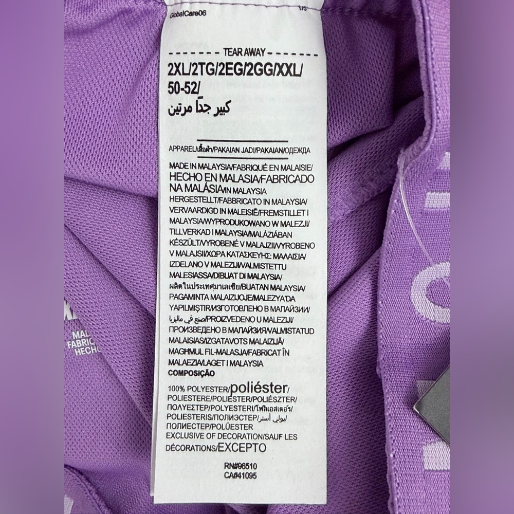 Under Armour Woman’s Play Up 3.0  Lavender Athletic/Performance Shorts 2XL  NWT - Picture 6 of 6